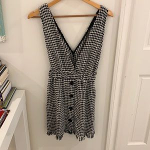 NWOT Zara Overall Dress
